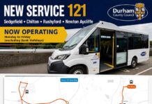 New one-year trial bus service connects Sedgefield, Chilton and Newton Aycliffe