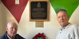 The Stirling Plaque in the Jubilee Centre had a visitor