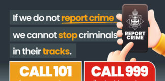 If we do not report crime, we cannot stop criminals in their tracks